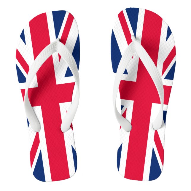 BRITISCHE FLAGGE: Gewerkschafts-Jack Flip Flops (Fußbett)