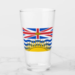 Britische Flagge Glas