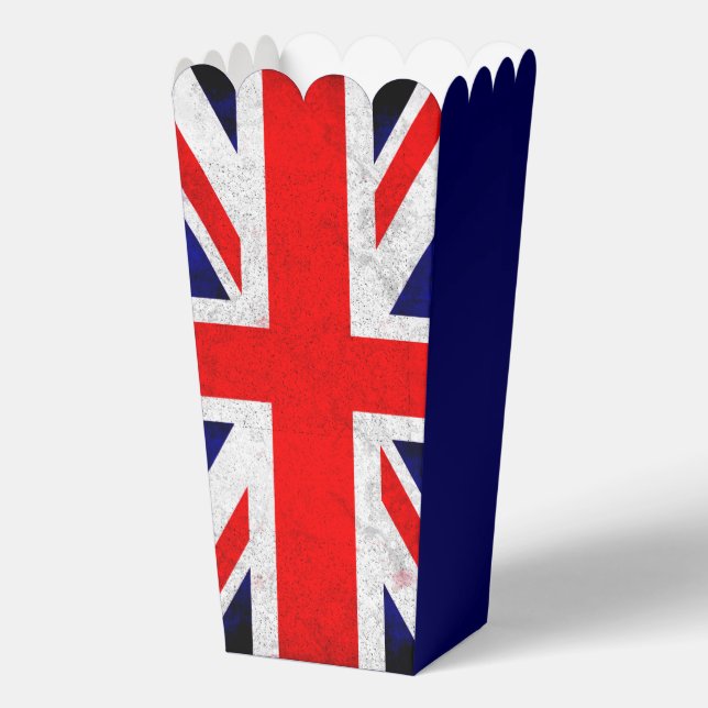 Britische Flagge - Grunge 1 Geschenkschachtel (Vorderseite)