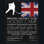 Britische Flagge, Hockey-Spieler, Campingwerbung Flyer<br><div class="desc">Britische Flagge,  Hockey-Spieler,  Camp-Werbung Flyer durch den Business Card Store.</div>