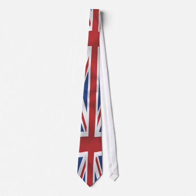 Britische Flagge im Sildenstil Krawatte (Vorderseite)