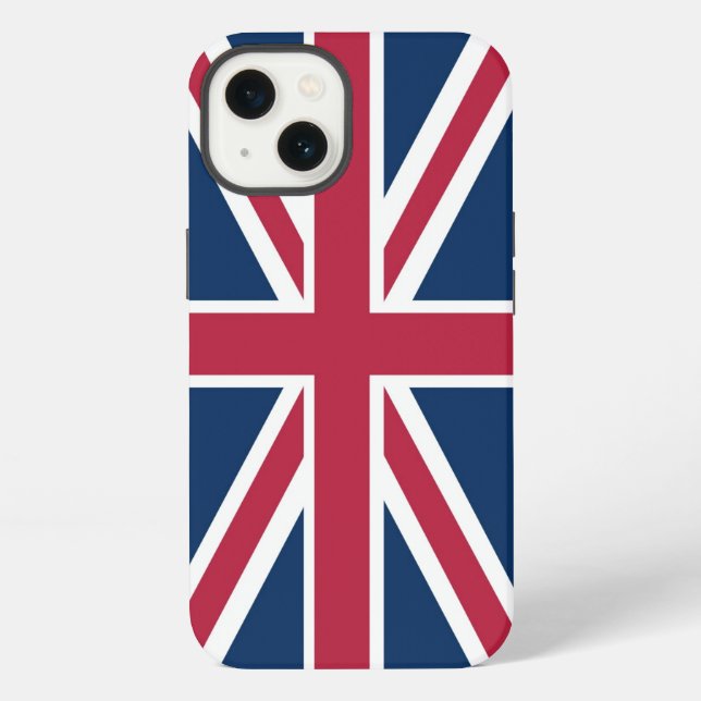 Britische Flagge iPhone Hülle (Rückseite)
