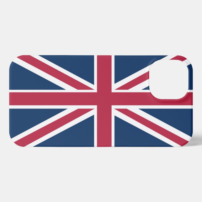 Britische Flagge iPhone Hülle (Rückseite (Horizontal))