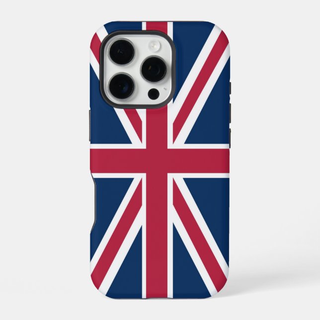 Britische Flagge iPhone Hülle (Rückseite)