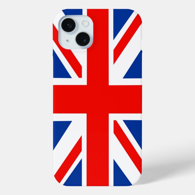 Britische Flagge (Jack der Union) Case-Mate iPhone Hülle (Rückseite)