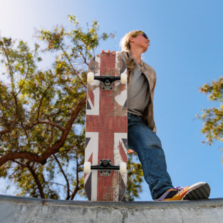 Britische Flagge: Jack über die Wall Union Skateboard