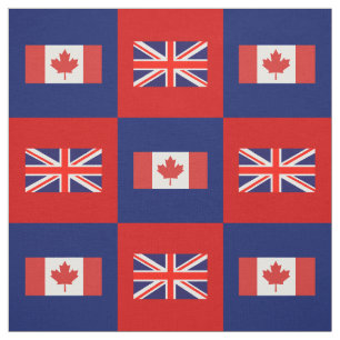 BRITISCHE Flagge, Kanada-Flagge auf Rot u. Stoff