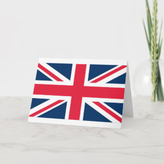 Britische Flagge Karte