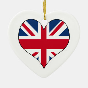 Britische Flagge Keramik Ornament
