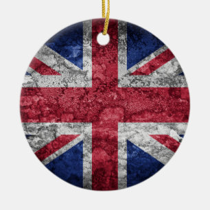 Britische Flagge Keramikornament