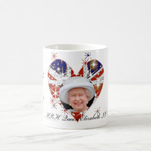 Britische Flagge: Königin Elizabeth Diamond Jubile Kaffeetasse
