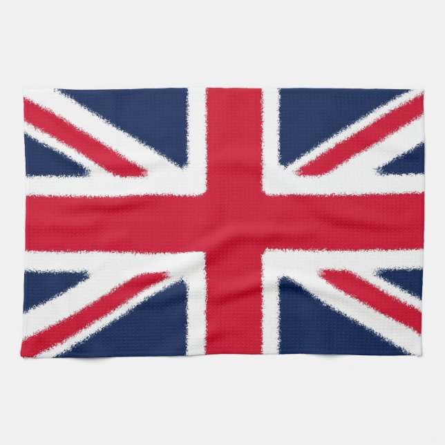 Britische Flagge Küchentuch (Horizontal)