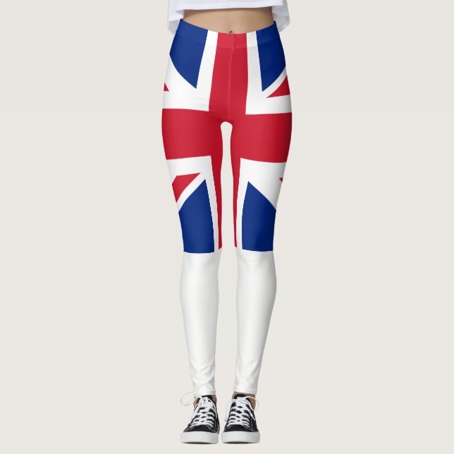 Britische Flagge Leggings (Vorderseite)