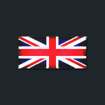 Britische Flagge Leinwanddruck<br><div class="desc">Die glänzende Leinwand der Britischen Flag Zazzle besteht aus einem additiv-freien Baumwolle-Poly-Gemisch und verfügt über eine spezielle, farbenrezeptive Beschichtung, die die Druckoberfläche vor dem Rissen beim Streichen schützt. Die Leinwand aus einem dichten Gewebe, das für jede Fotografie oder Kunstfertigkeit geeignet ist, produziert mit dem Soforttrocknen glänzende Drucke, die über 75...</div>