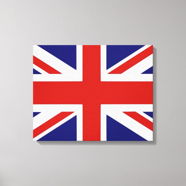 Britische Flagge Leinwanddruck (Vorderseite)