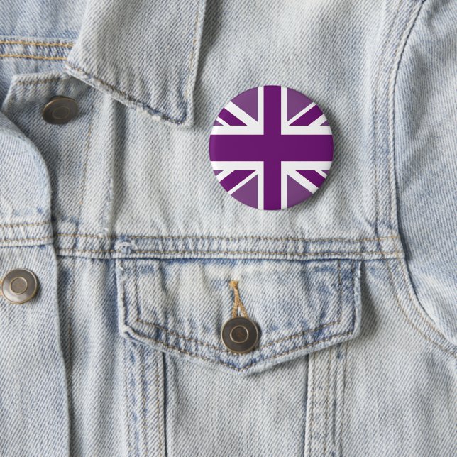 Britische Flagge Lila Button (Beispiel)