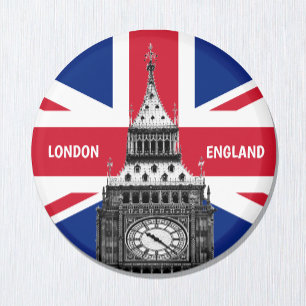 Britische Flagge Magnet, Big Ben, Urlaub London, V Magnet