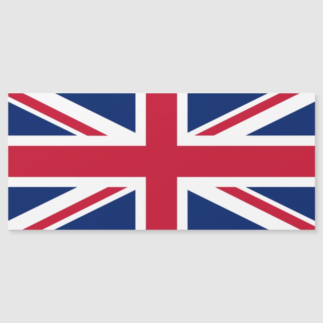 Britische Flagge Magnetkarte (Vorderseite)