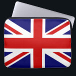 Britische Flagge Notebook-Hülle | Union Jack Desig Laptopschutzhülle<br><div class="desc">Britische Flagge Notebook-Hülle | Union Jack Design. Rot-weiße und blaue englische Flagge.</div>