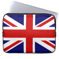 Britische Flagge Notebook-Hülle | Union Jack Desig