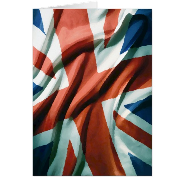 Britische Flagge Pop Art (Vorne)