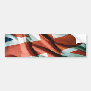 Britische Flagge Pop Art Autoaufkleber