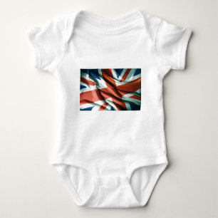 Britische Flagge Pop Art Baby Strampler