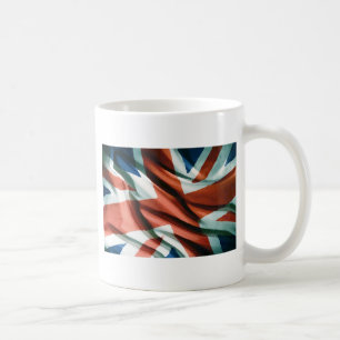 Britische Flagge Pop Art Kaffeetasse