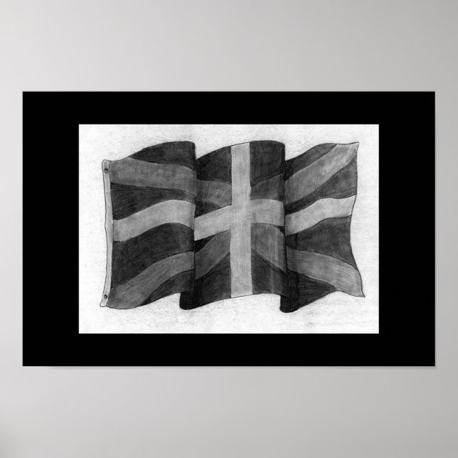 Britische Flagge Poster (Vorne)