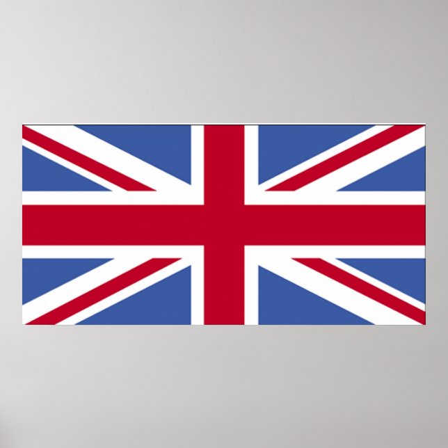 Britische Flagge Poster (Vorne)