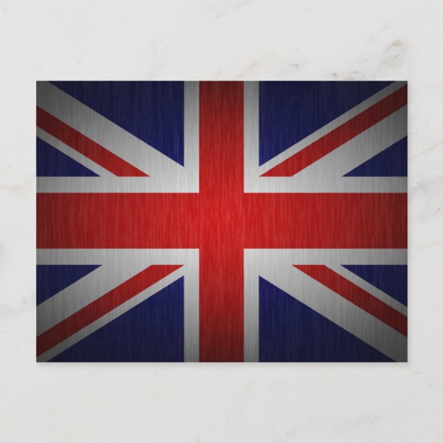 Britische Flagge Postkarte (Vorderseite)