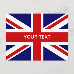 Britische Flagge Postkarten   Union Jack Design