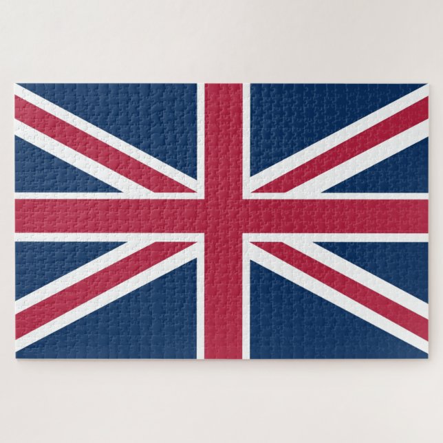 Britische Flagge Puzzle (Horizontal)