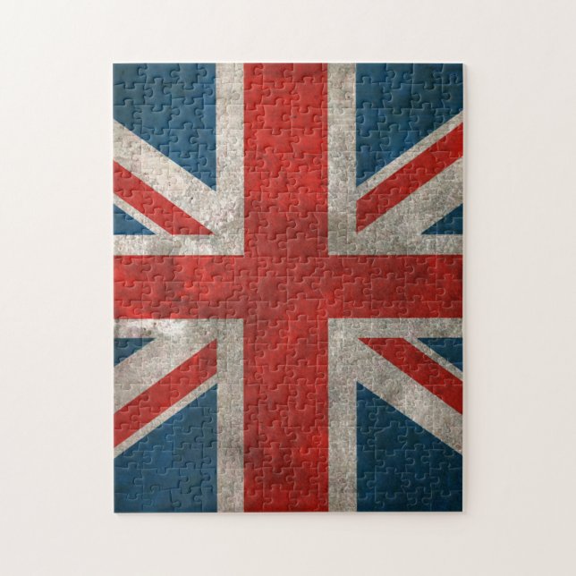 Britische Flagge Puzzle (Vertikal)