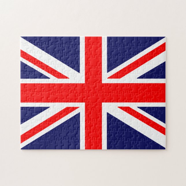 Britische Flagge Puzzle (Horizontal)