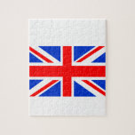 Britische Flagge Puzzle<br><div class="desc">Gewerkschafts-Jack des Vereinigten Königreichs</div>