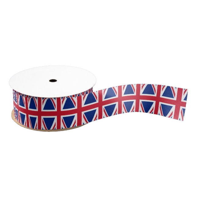 Britische Flagge Ripsband (Spule)