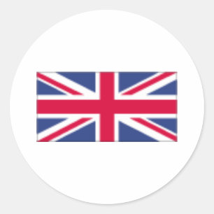 britische Flagge Runder Aufkleber