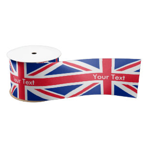 Britische Flagge Satinband