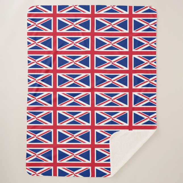 Britische Flagge Sherpadecke (Vorderseite)