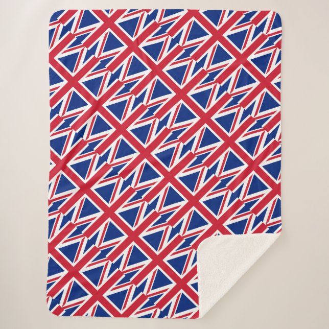 Britische Flagge Sherpadecke (Vorderseite)