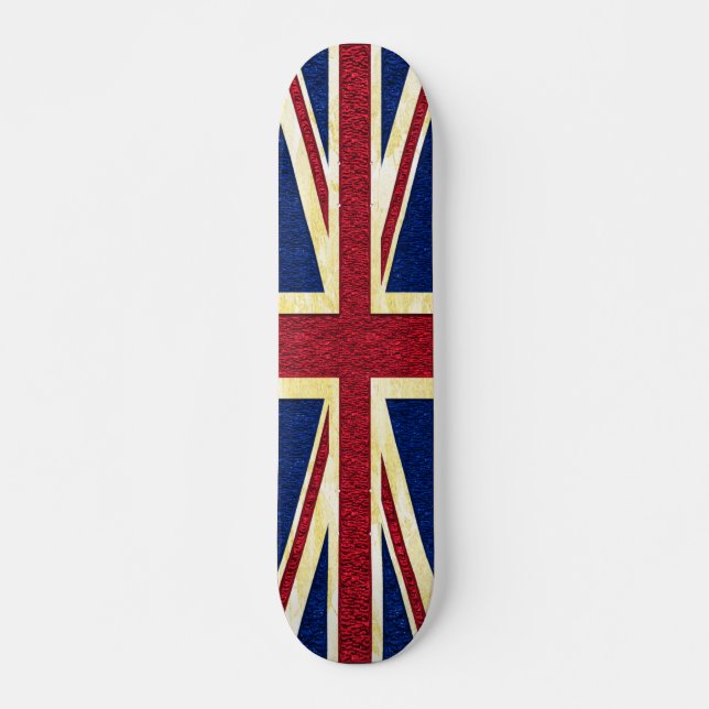 Britische Flagge - Skateboard (Vorne)