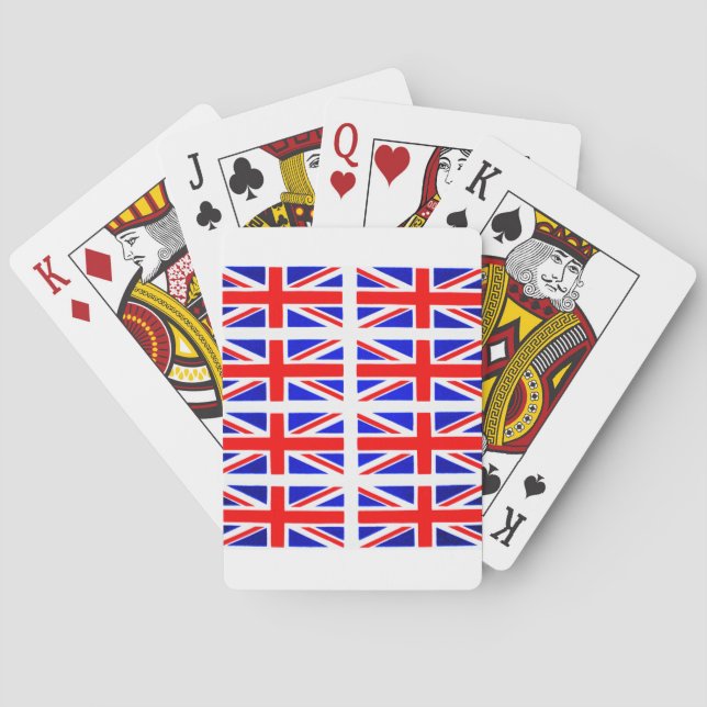 BRITISCHE FLAGGE SPIELKARTEN (Rückseite)