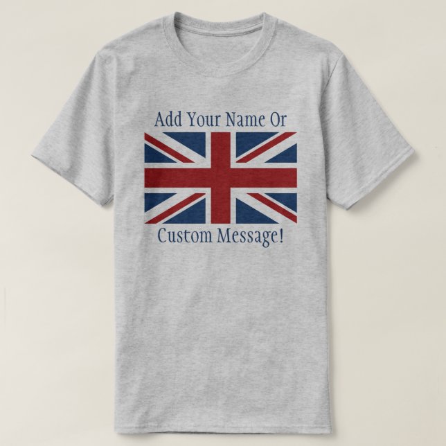 Britische Flagge T-Shirt (Design vorne)