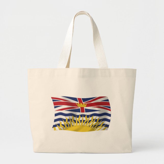Britische Flagge Tote Tag Jumbo Stoffbeutel (Vorne)