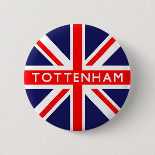 Britische Flagge Tottenham Button