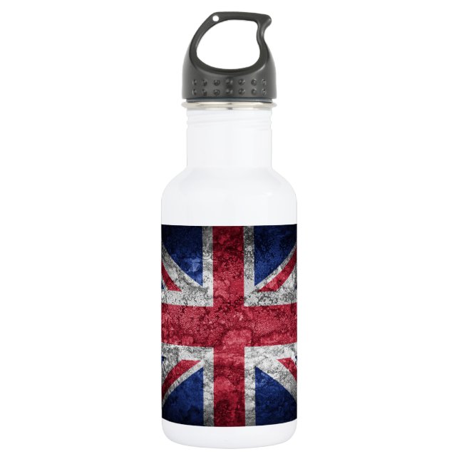 Britische Flagge Trinkflasche (Vorderseite)