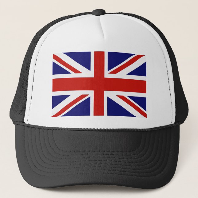 Britische Flagge Truckerkappe (Vorderseite)