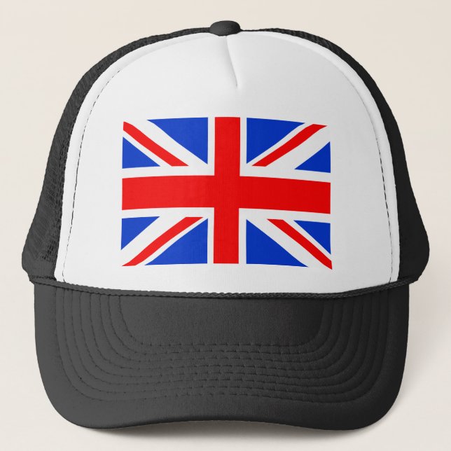 Britische Flagge Truckerkappe (Vorderseite)