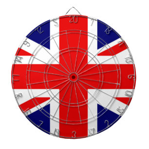 Britische Flagge Vereinigtes Königreich England Dartscheibe